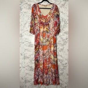 Lucky Brand Multicolor Bohemian Dress Sz M EUC
37